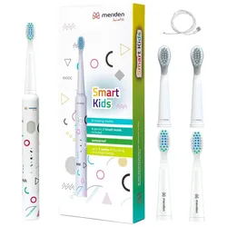 Meriden, Handzahnbürste, Smart Kids Elektrische Zahnbürste – MK200G – Weiss – Ab 5 Jahren – Wasserdicht – Smart Timer