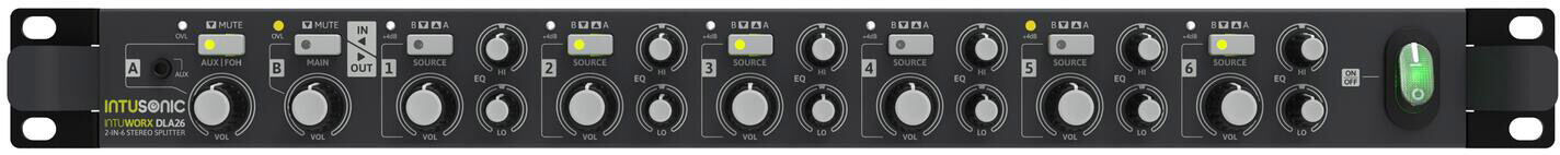 Intusonic Dla26 Zonen-Verteiler 2-In-6
