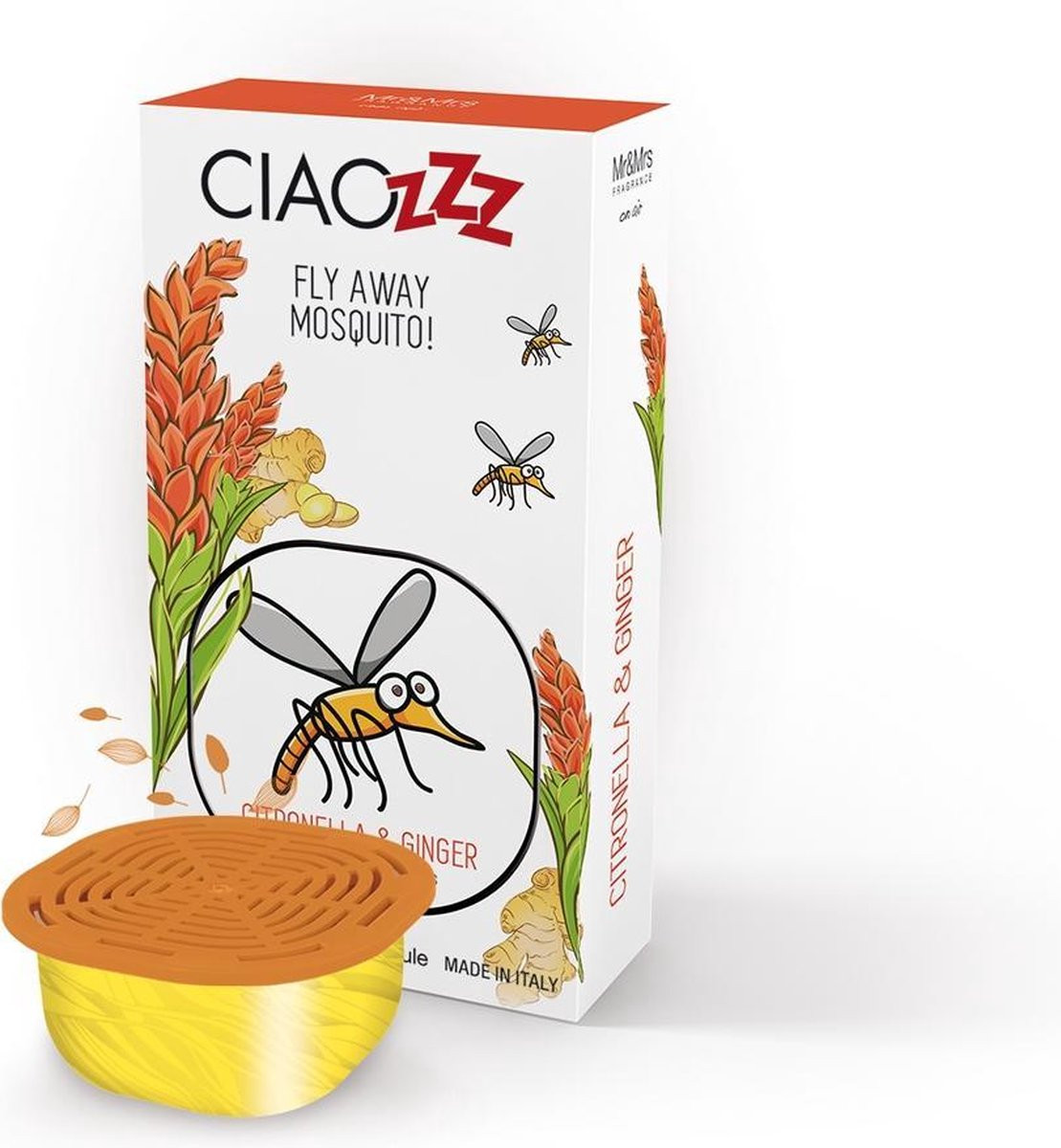 Mr&Mrs Fragrance Geurcapsules Insect Citronella & Ginger