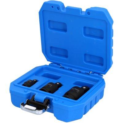 BRILLIANT TOOLS Kraft-Stecknuss-Satz Kraft-Kugelgelenk-Satz 1/4 + 3/8 1/2, 3-tlg bt024603