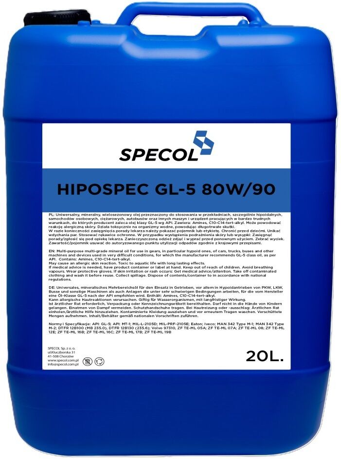 SPECOL 100955 Getriebeöl