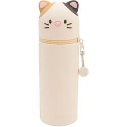NICI Mäppchen und Stiftehalter Katze Angy 2in1 - beige|braun