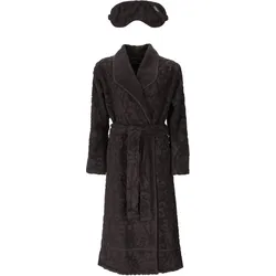 Vossen Damen-Bademantel & Schlafmaske Fidelio espresso M - 40/42