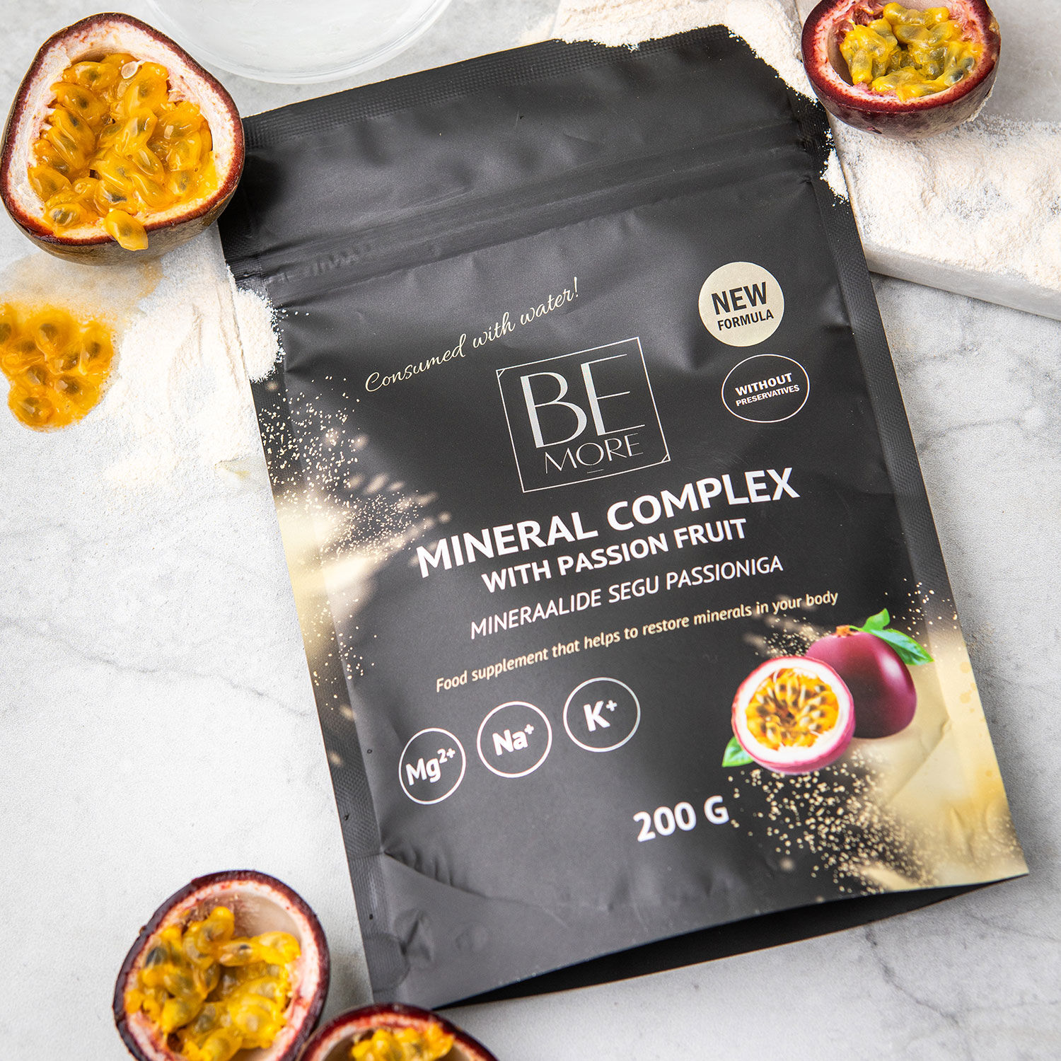 BE MORE Mineral Complex With Passion Fruit 200g