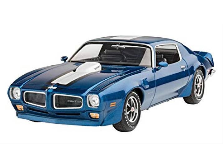 Revell 07672 1970 Pontiac Firebird, automodel bouwset 1:24, 20,3 cm, getrouwe modelbouwset voor gevorderden, ongelakt