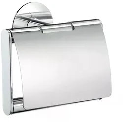 Smedbo DOT - Toilettenpapierhalter mit Deckel. Verchromt. Selbstklebend. TK3414