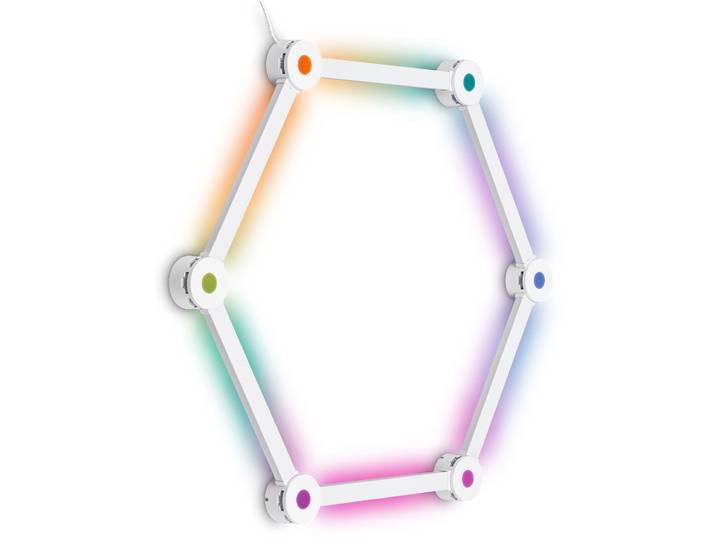 BRILONER LEUCHTEN LED Wandleuchte FLOW 3949016 , bunt (weiß matt), Leuchten, LED Wandleuchte