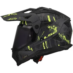 LS2, Motorradhelm, MX702 Pioneer II Crazy (M, 57 - 58 cm)