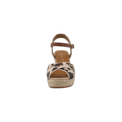 High-Heel-Sandalette TOM TAILOR "Tom Tailor High Sandal", Damen, Gr. 42, braun (beige, multi), Schuhe