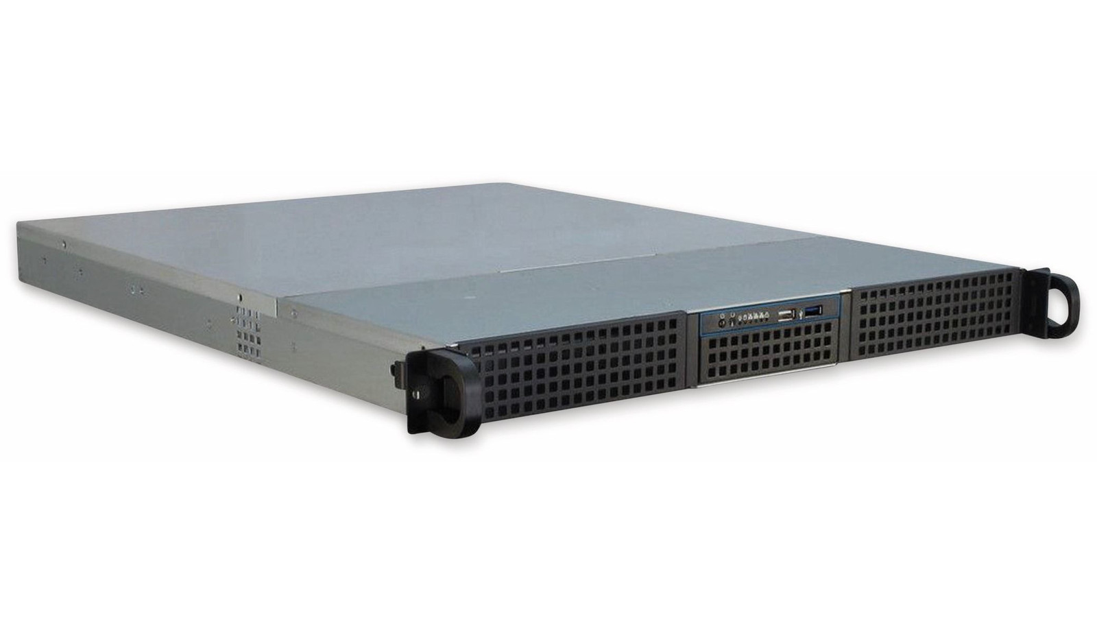 Inter-Tech IPC 1U-10255 1HE Server met 2x USB, 48.3 cm