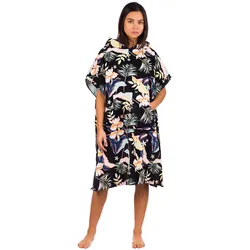 Roxy Stay Magical Printed Surf Poncho anthracite praslin s Gr. Uni