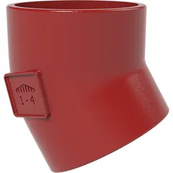 SML-Bogen DN 125, 30 Grad