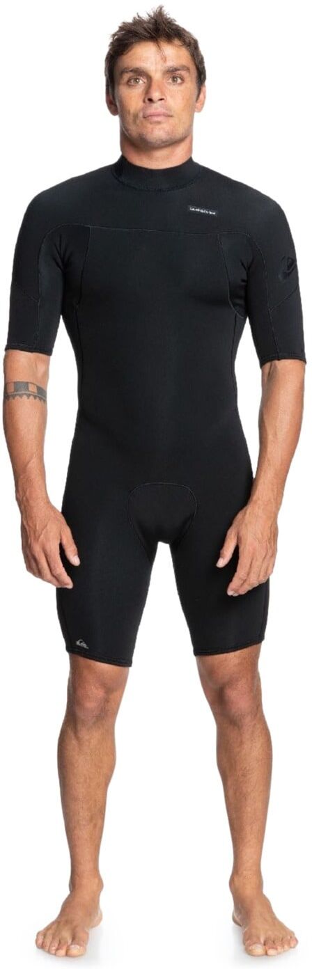 Neoprenanzug QUIKSILVER "2/2mm Everyday Sessions", Herren, Gr. L180-185cm77-86kg, schwarz, Obermaterial:83% Nylon, 17% Elasthan., Sportanzüge Neoprenanzug schwarz L180-185cm77-86kg