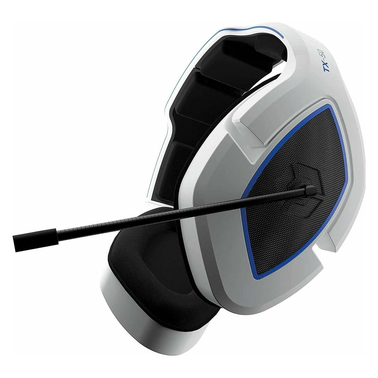 Gioteck Headset TX-50, stereo, weiss/blau,3.5mm Buchse,1.4m (Kabelgebunden) (TX50PS5-11-MU)