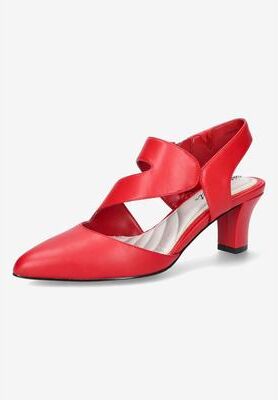 Women's Venue Pumps by Easy Street in Red (Size 7 M)