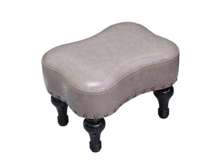 GTOULHH Sitzhocker Ottoman Hocker Fußhocker, Kleine Fußstütze, Niedriger Hocker for Eingangsbereich Und Wohnzimmerdekor Moderne für Wohnzimmer(Gray)