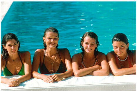 Slim Aarons Pool Buddies