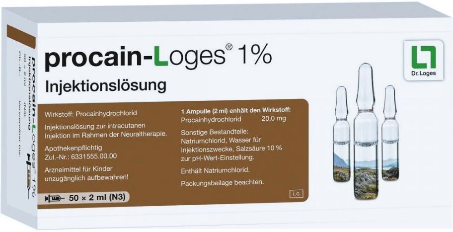 procain-Loges Procain Loges 1% Injektionslösung Ampullen