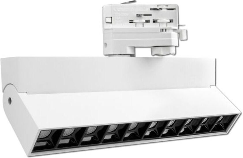 Isoled 3-Ph Schienen-Strahler Uv-C 270nm, 10w, 50°, Weiß Matt