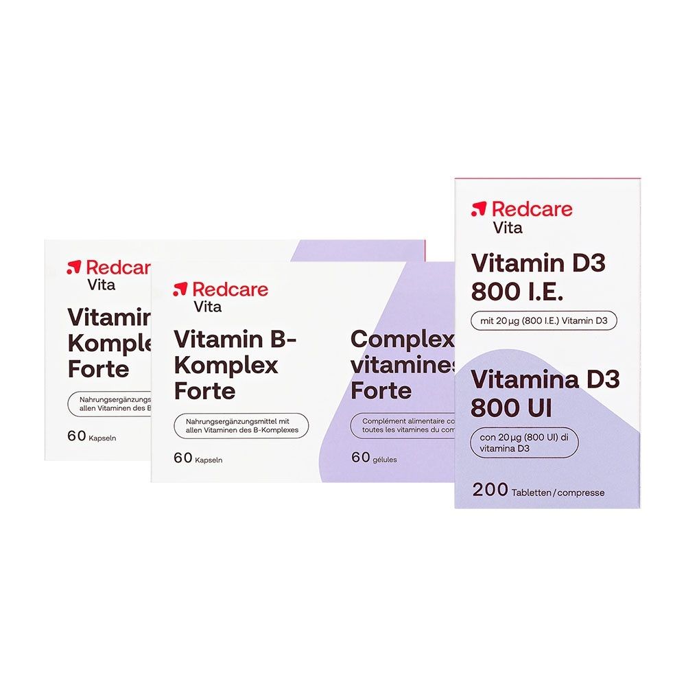 Vitamin B Kompl Forte Redcare + D3 800Ie 1 St Set