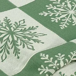 Jacquard "Kristalle-Patch", grün-color