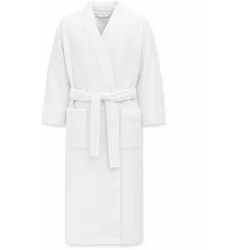 HYGOSTAR Bademantel Kimono Baumwolle mit Gürtel L