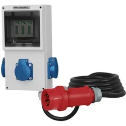 3x230V Mobiler Stromzähler 16A MID 5x2.5mm2 Doktorvolt DV-4319-ML