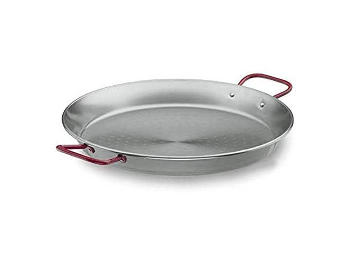 LACOR 63681 Eisen Paellapfanne 80 cm Aus lebensmittelechtem Edelstahl gefertigt; hohe Korrosionsbeständigkeit und Haltbarkeit im täglichen Gebrauch