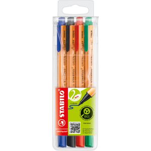 Stabilo GREENpoint 4er Etui 6088-4 Filzstifte
