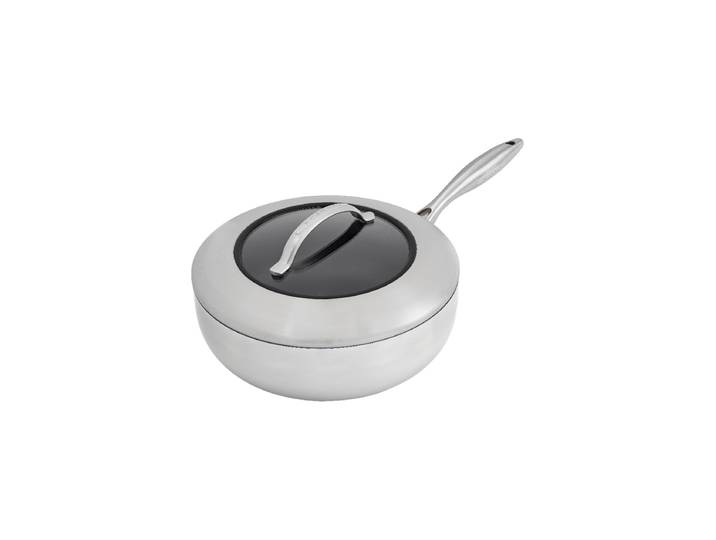 Premium Schmorpfanne „CTX“ inkl. Deckel Silber, Schwarz Ø 26 cm SCANPAN
