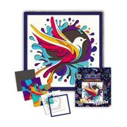 Splat Planet Set zum Gestalten von Holzbildern - Vogel (69964909)