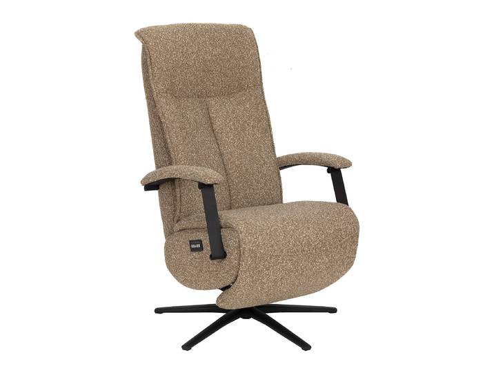 Relaxsessel Braun Bouclé Stoff Cloris 67 x 114 x 84cm