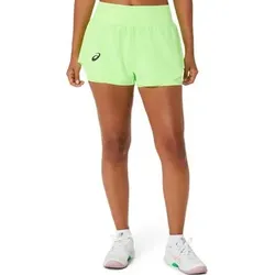 ASICS Damen Shorts MATCH LASER CUT SHORT, Größe S in Grün Grün