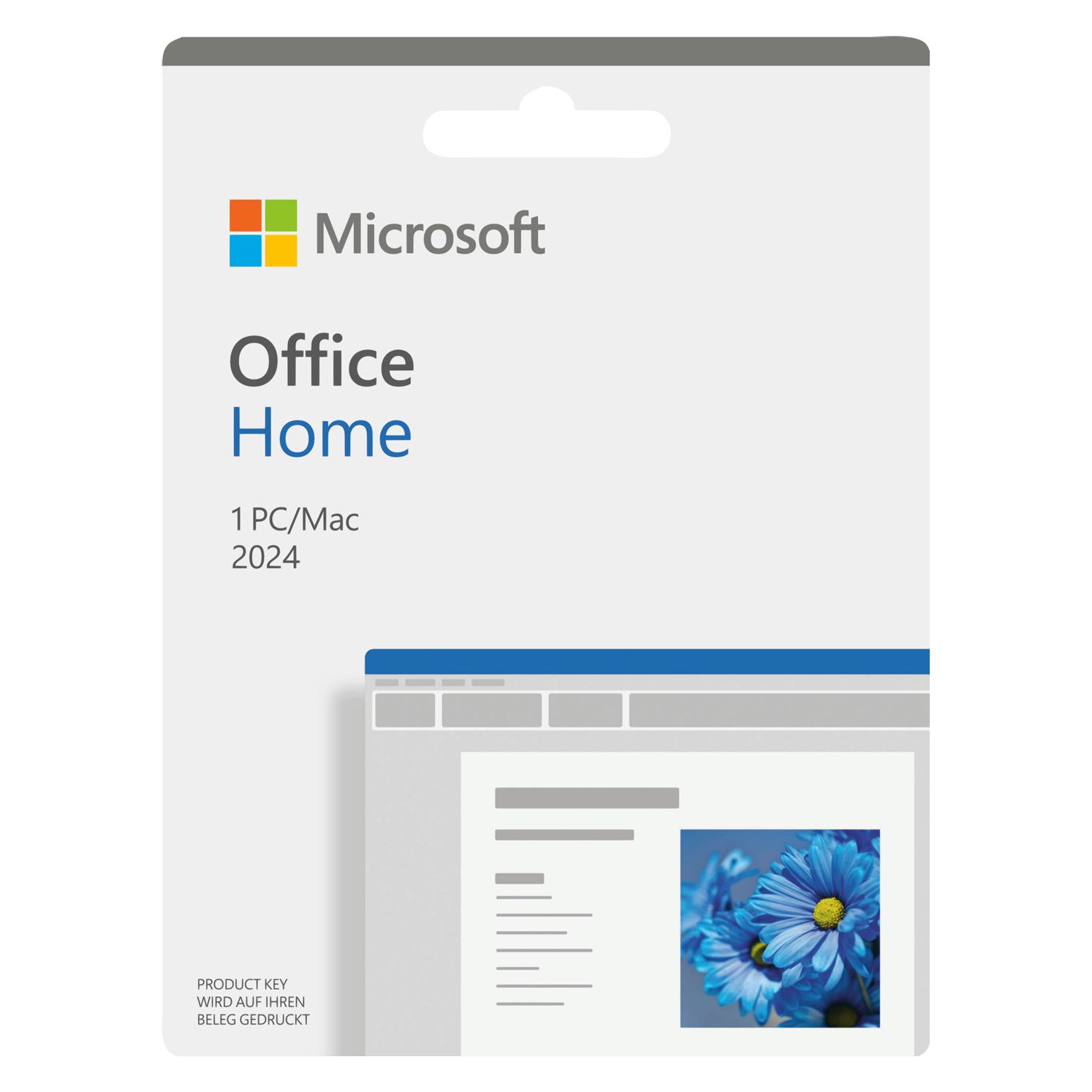 Microsoft Office Home 2024 (1 User, 1 Geräte/User, unbegrenzt) (EP2-06798)