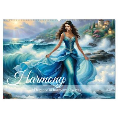 Harmony - Elegance in harmony of waves (Wall Calendar 2027 DIN A2 landscape), CALVENDO 12 Month Wall Calendar