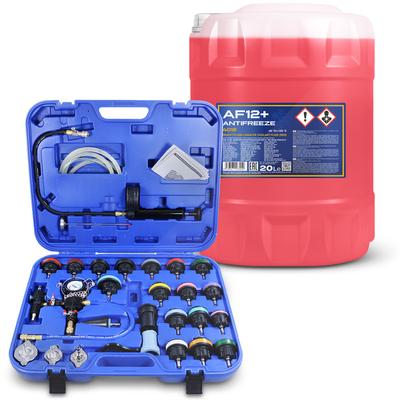 Enva Kühlsystem Prüfgerät inkl. Befüllsystem + 20 L Antifreeze AF12+ [Hersteller-Nr. 40825829]