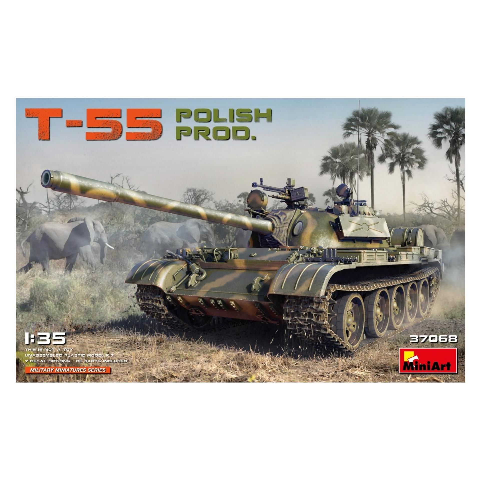 Mini art T-55 Polish Prod. (37068)