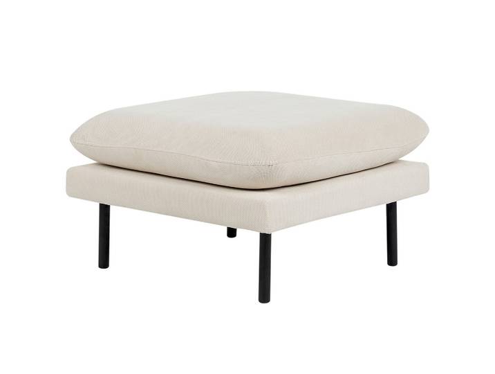OTTOMANE Stoff Hellbeige Vinterbro