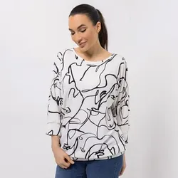 KIM & CO. Shirt, 3/4-Arm Soft Touch Jersey Bündchen figurumspielend