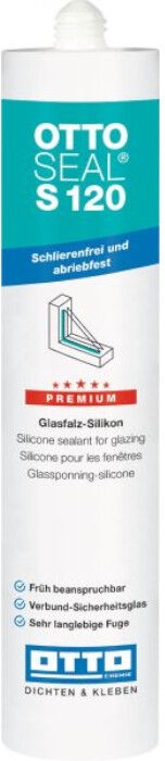 Ottoseal® S 120 Le Silicone De Feuillure De Verre Haut De Gamme Eiche Hell