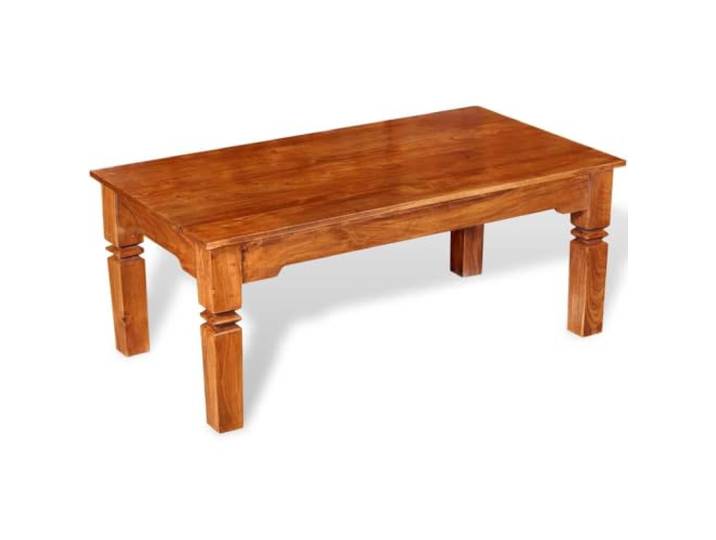 HKLGBVCR Couchtisch aus massivem Akazienholz, 110 x 60 x 45 cm, Honig-Finish