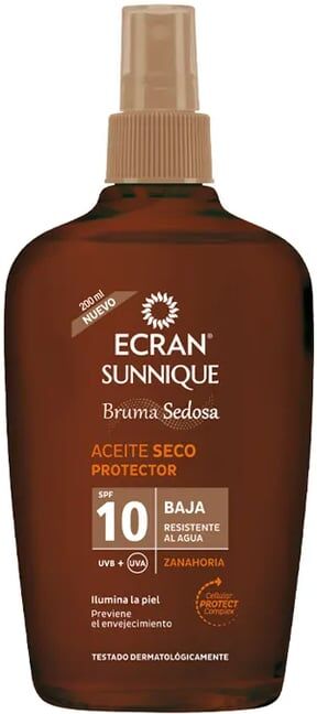 Ecran Sunnique Oil Vaporizador SPF10 220 ml