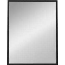 WANDSPIEGEL MDF Glas Schwarz