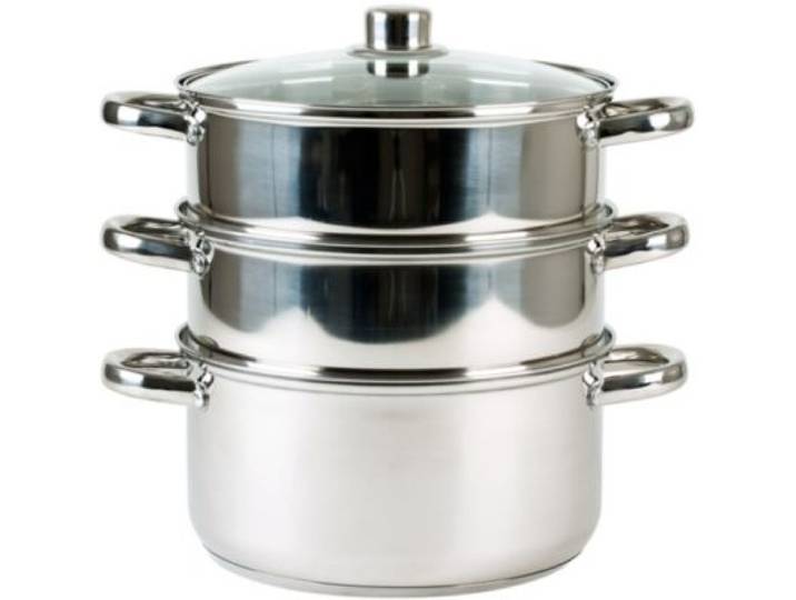 Trend'up - Cuiseur Vapeur Inox Diam 24 Cm