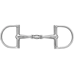 Gebiss HSP MAX-Control D-Ring doppelt gebrochen / Stangenwirklung 16mm stainless steel 125/16