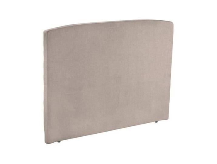 Tête de lit - EPEDA - Galbe 160cm - Tissé taupe - Fixation murale incluse - Élégance chic