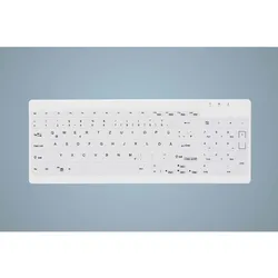 CHERRY AKTIVE KEY Hygiene Compact Ultraflat Keyboard with Nu