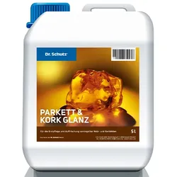 Holzbeschichtung Dr. Schutz Parkett und Kork Glanz 5 L Pflege für Holz- und Korkböden