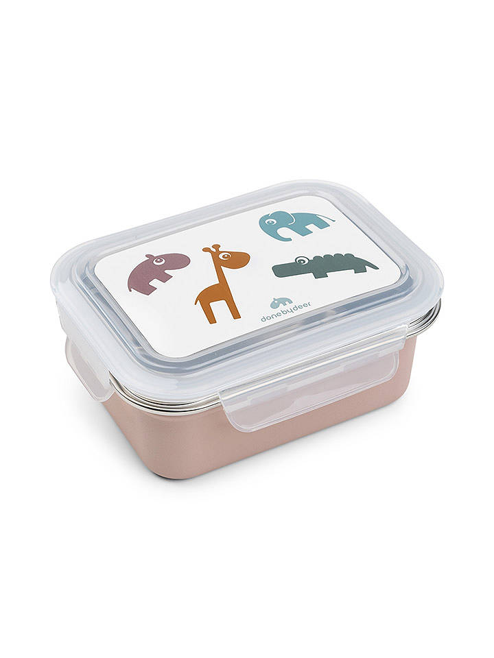 done by deer Edelstahl-Lunchbox "Deer friends" in Rosa - onesize