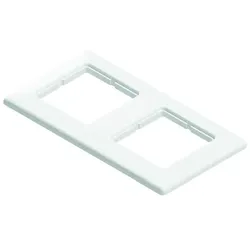 1PROTEC Abdeckrahmen PNABRRW2 150x80 2-fach 9016
